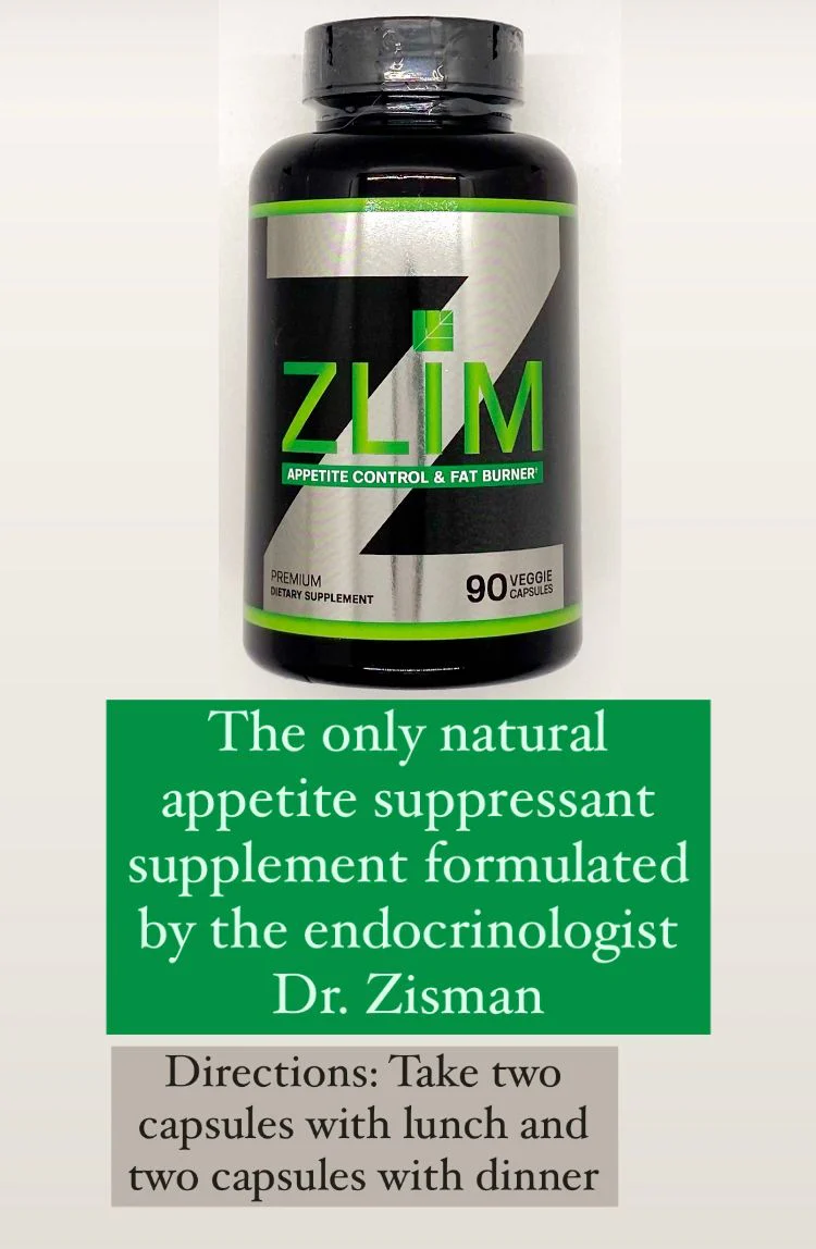 ZLIM Appetite Control and Fat Burner, by Dr ZISMAN, 90 Caps - Image 4