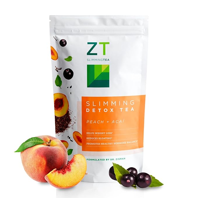 ZT Slimming Detox Tea Peach + Acai 1.98 oz by Dr Ariel Zisman - Image 2