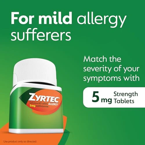 Zyrtec 24 HR Allergy Relief Tablets, 5mg Cetirizine Hcl, 35 CT - Image 4
